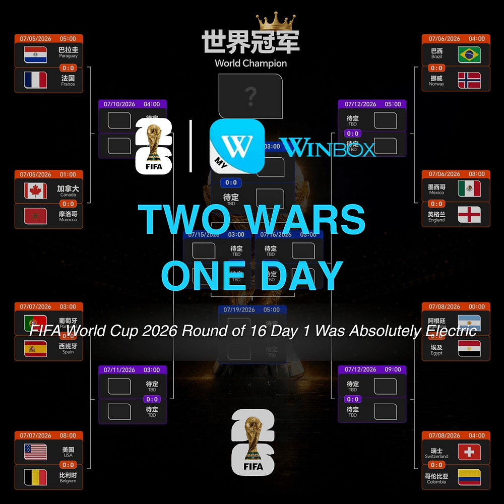 Round of 16 Day 1 — One of the Most Contrasting Days of the Whole Tournament