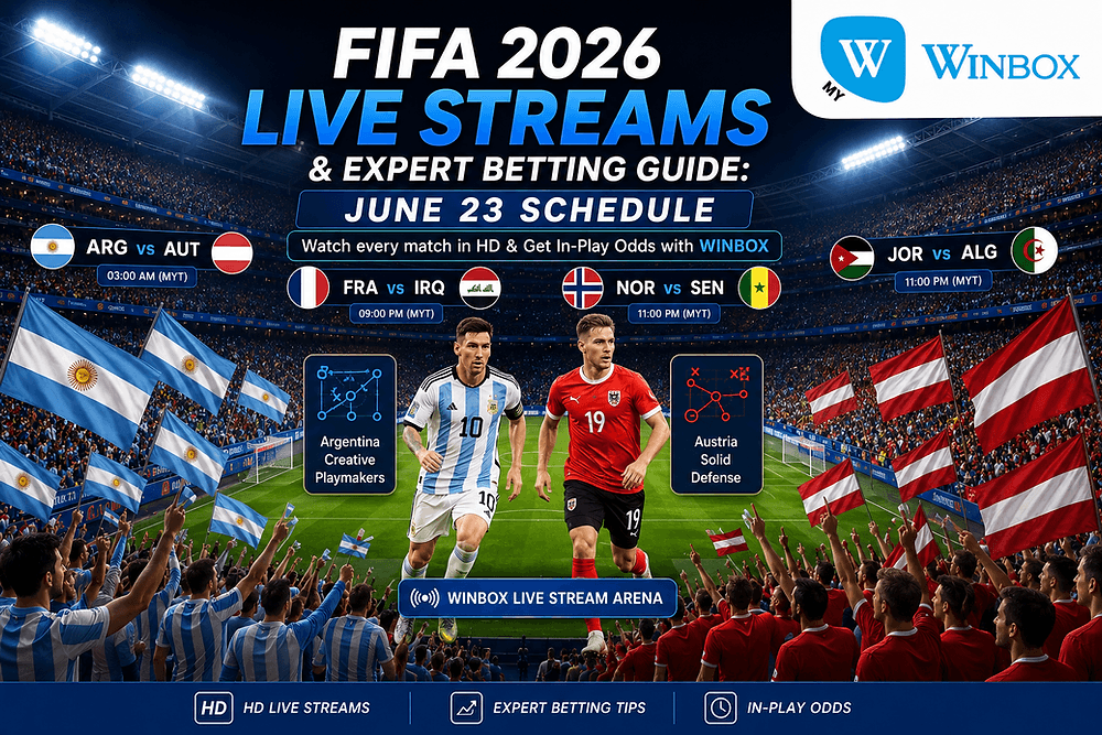 FIFA World Cup 2026 Live Stream: June 23 Tactical Previews & High-Value Betting Guide on Winbox