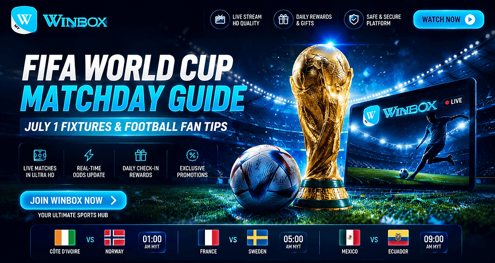FIFA World Cup Matchday Guide: Make the Most of July 1's Exciting Fixtures