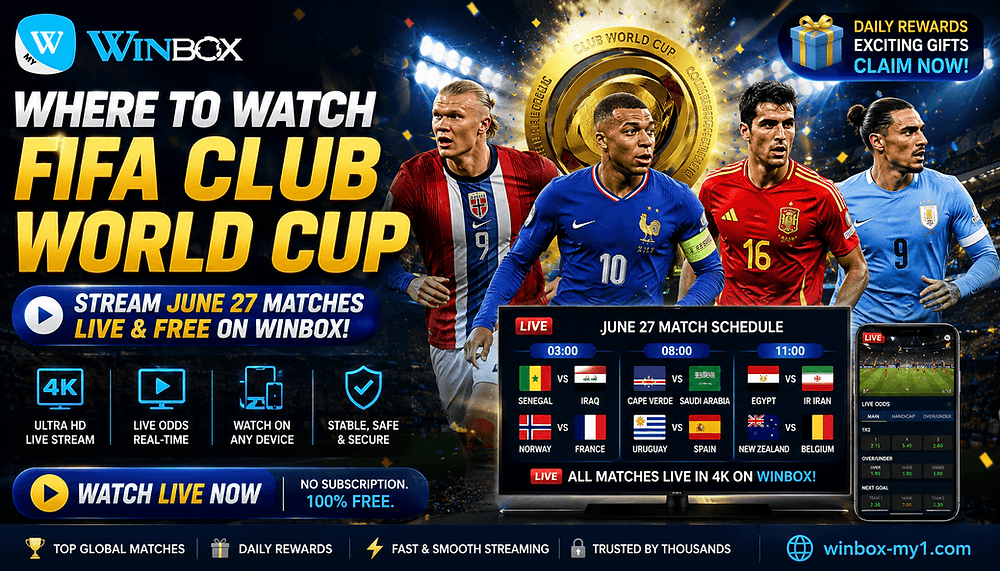 Where to Watch FIFA Club World Cup: Stream June Matches Live on Winbox