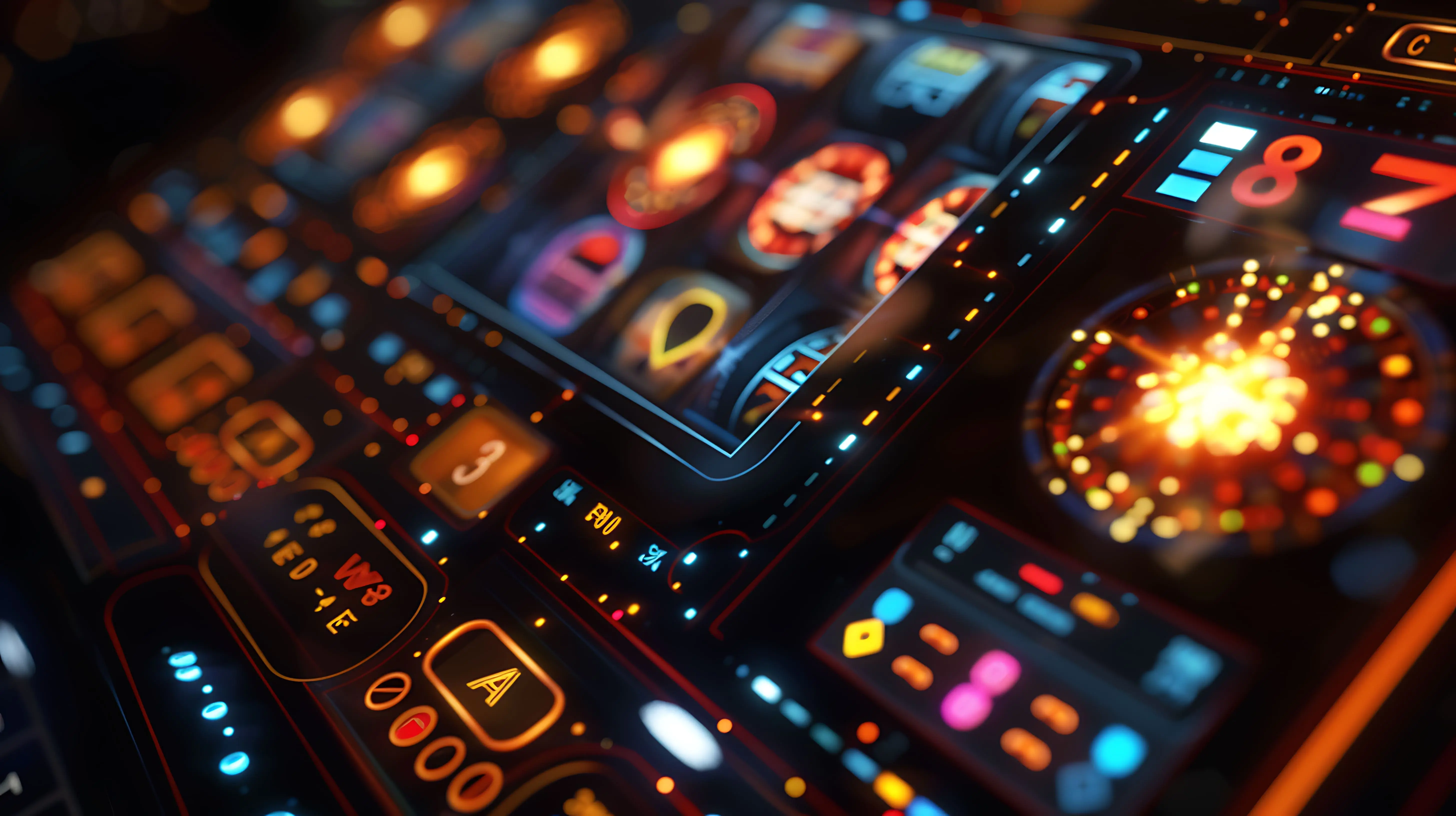 Online casino slot machine interface powered by payout algorithm and random number generator system